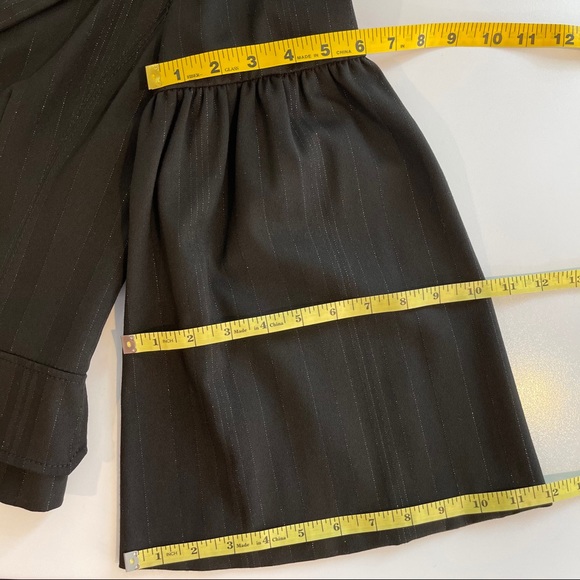 Poleci Metallic Pin-Stripe Jacket w/ Bell Sleeves - Picture 12 of 15